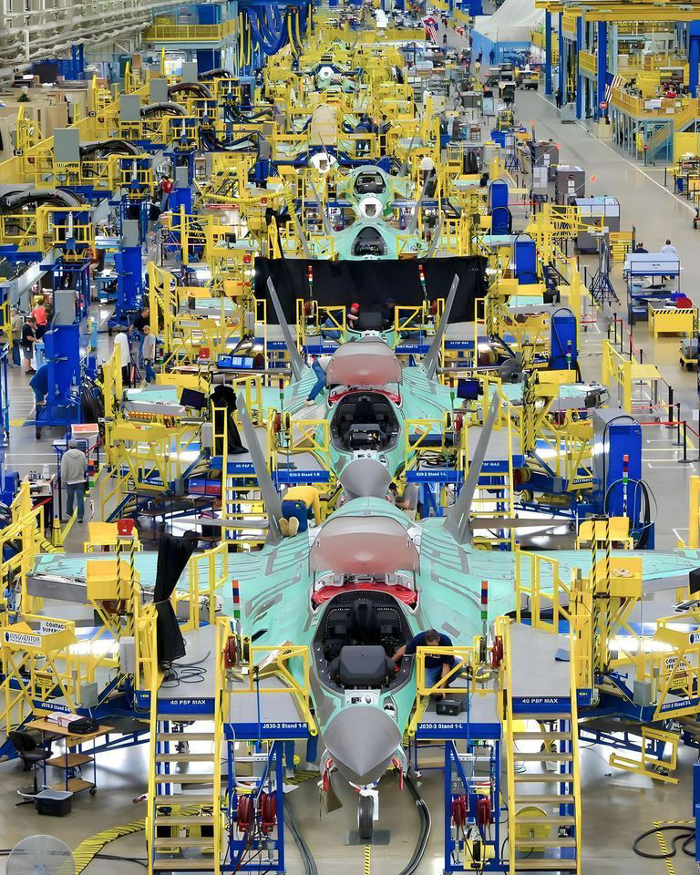 F-35 tuotantolinja. Kuva: Lockheed Martin
